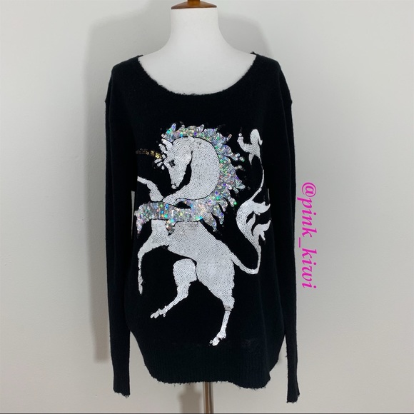 Hp Wildfox White Label Unicorn Sweater 